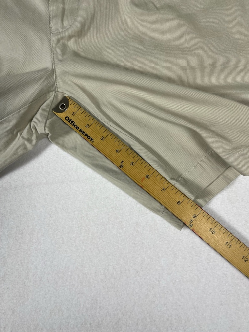 Vintage 90s Polo Ralph Lauren Tyler Shorts Mens Size 36 Khaki Chino - Picture 7 of 11